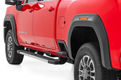 Rough Country S-G11912-GAZ Fender Flares | Sport | GAZ Summit White | GMC Sierra 2500 HD/Sierra 3500 HD (20-25)
