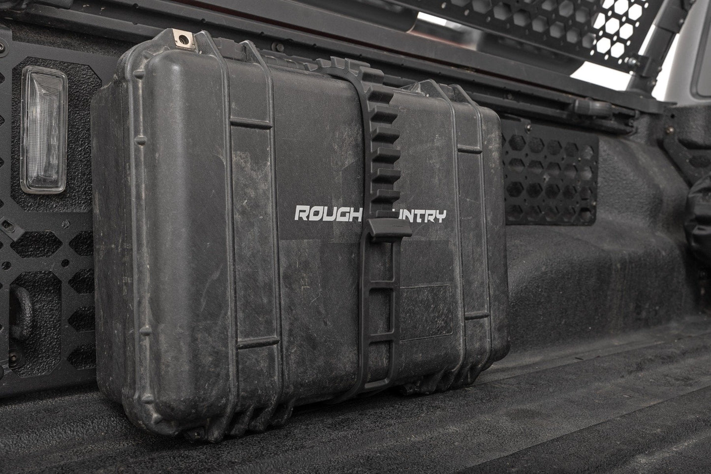 Rough Country 99066 Rubber Molle Panel Clamp Kit | Universal | Up to 15" | 2-Clamp Sets
