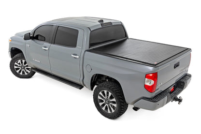 Rough Country 50514550 Hard Roll Up Bed Cover | 5'7" Bed | Toyota Tundra (07-21)