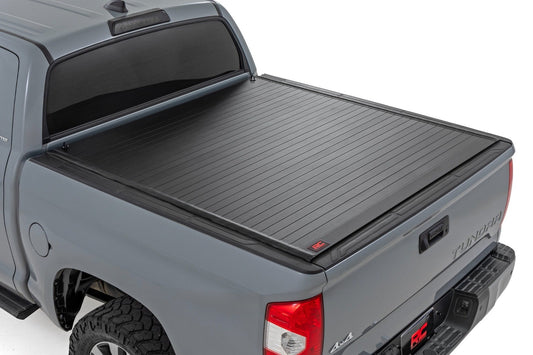 Rough Country 50514550 Hard Roll Up Bed Cover | 5'7" Bed | Toyota Tundra (07-21)