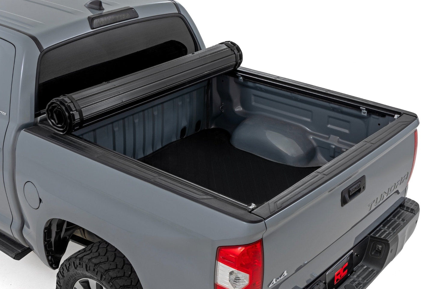 Rough Country 50514550 Hard Roll Up Bed Cover | 5'7" Bed | Toyota Tundra (07-21)