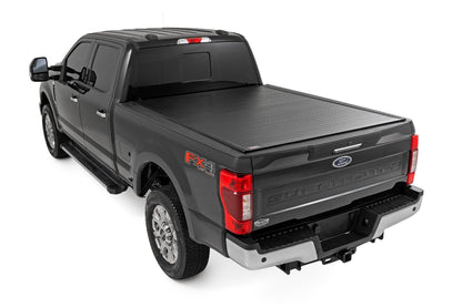 Rough Country 50517650 Hard Roll Up Bed Cover | 6'10" Bed | Ford F-250/F-350 Super Duty (17-26)