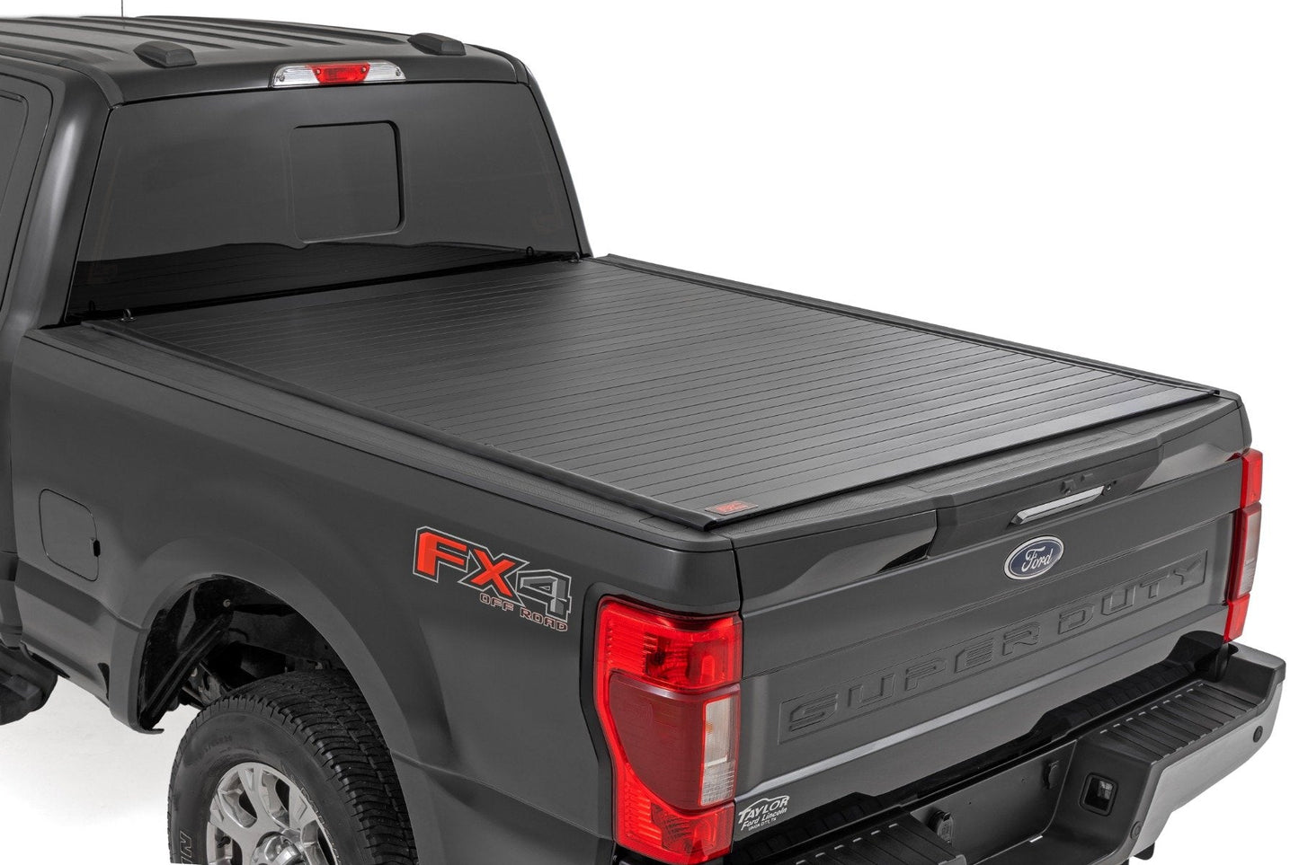 Rough Country 50517650 Hard Roll Up Bed Cover | 6'10" Bed | Ford F-250/F-350 Super Duty (17-26)