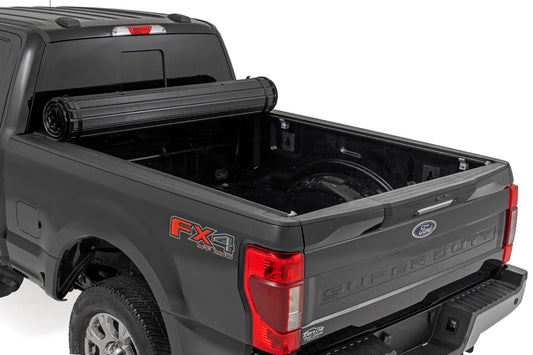 Rough Country 50517650 Hard Roll Up Bed Cover | 6'10" Bed | Ford F-250/F-350 Super Duty (17-26)