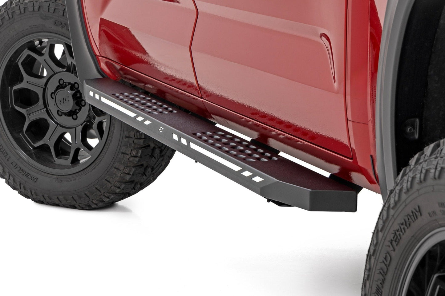 Rough Country 57008 AC2 Running Boards | Amber/White | CrewMax | Toyota Tundra 2WD/4WD (22-25)