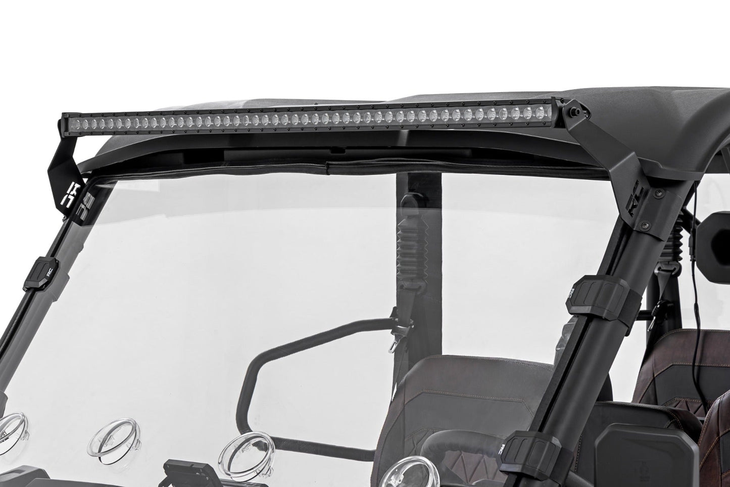 Rough Country 71214 LED Light Mount | 50" Spectrum Series Single Row | CFMOTO UFORCE U10 Pro