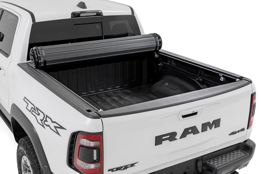 Rough Country 50320550 Hard Roll Up Bed Cover | 5'7" Bed | Ram 1500 (19-26)/1500 TRX (21-24)