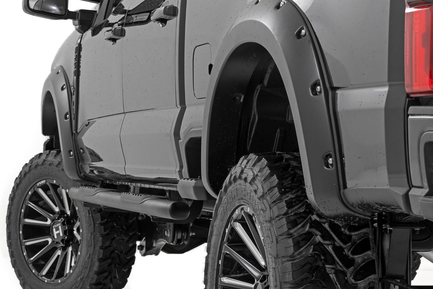 Rough Country F-F20231-D1 Pocket Fender Flares | D1 Stone Gray | Ford F-250/F-350 Super Duty (23-26)