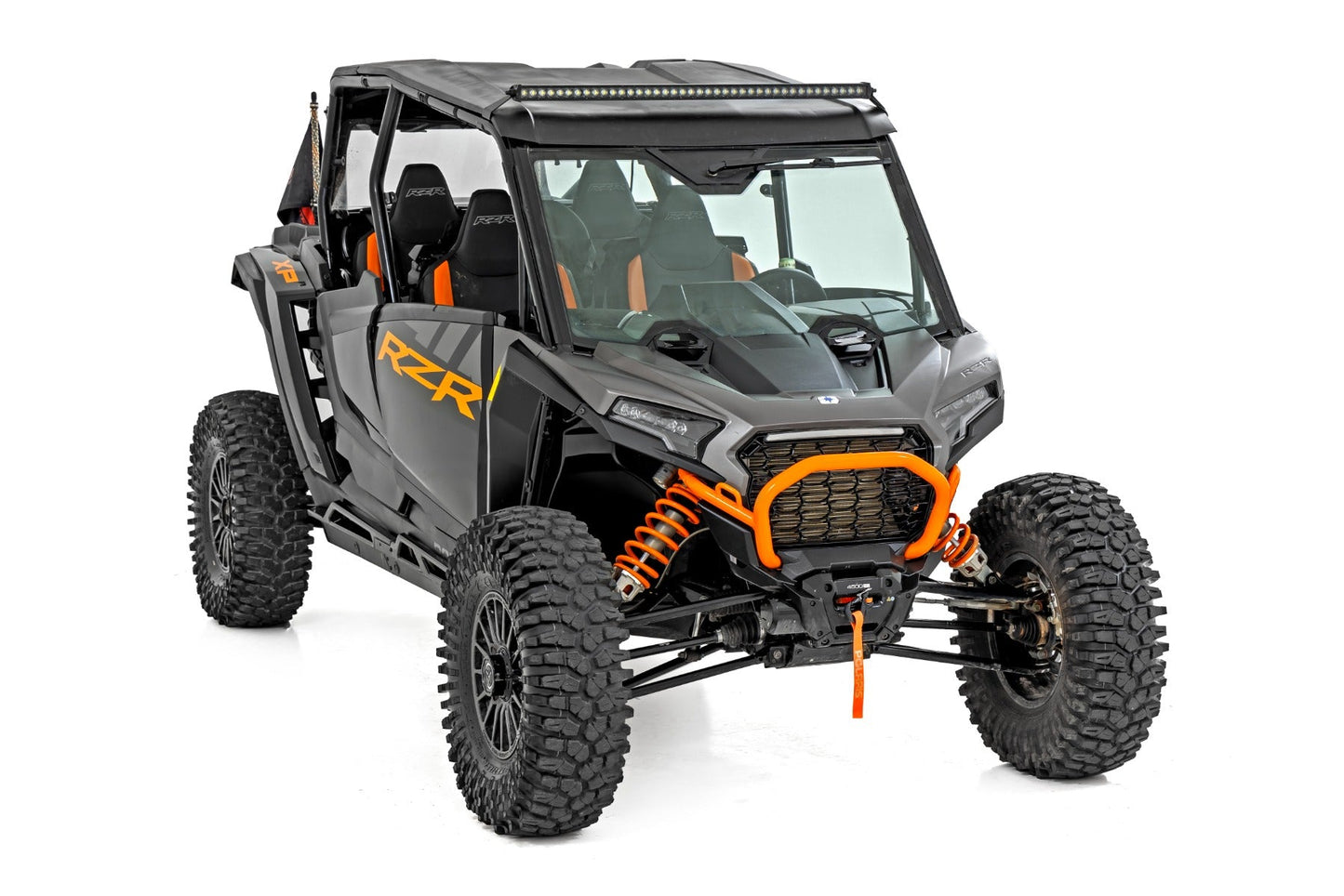 Rough Country 93180 LED Light Kit | Front Mount | 40" Black-Series Single Row | Polaris RZR XP 4 1000 (2024)