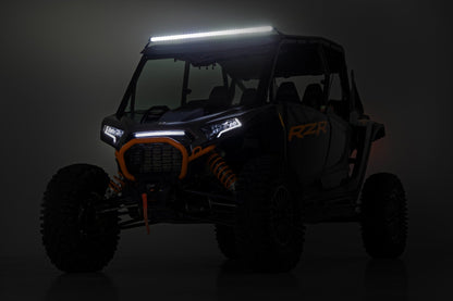Rough Country 93180 LED Light Kit | Front Mount | 40" Black-Series Single Row | Polaris RZR XP 4 1000 (2024)