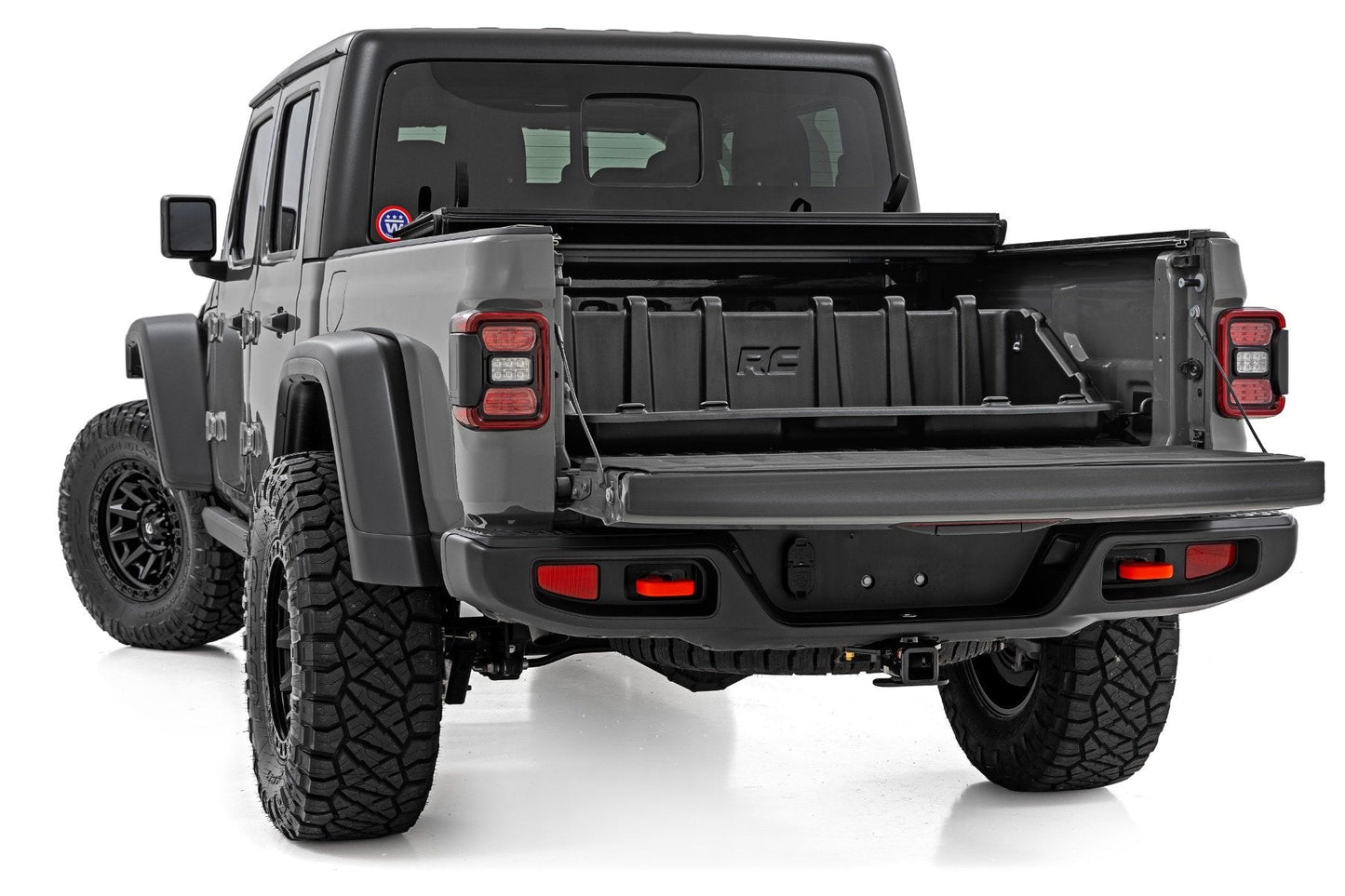 Rough Country 10206 Truck Bed Cargo Storage Box | Easy Access | Compact Truck 48"