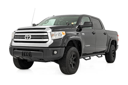 Rough Country RCT0786CCB Nerf Steps | Cab Length | CrewMax | 5'7" Bed | Toyota Tundra 2WD/4WD (07-21)