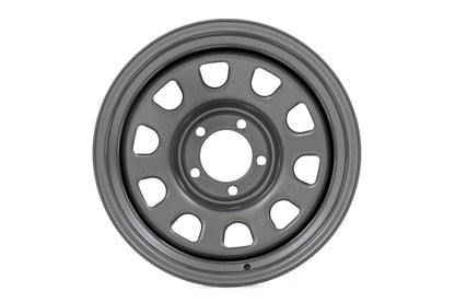 Rough Country RC51-6883G Steel Wheel | Gray | 16x8 | 6x5.5 | 4.25 Bore | -12