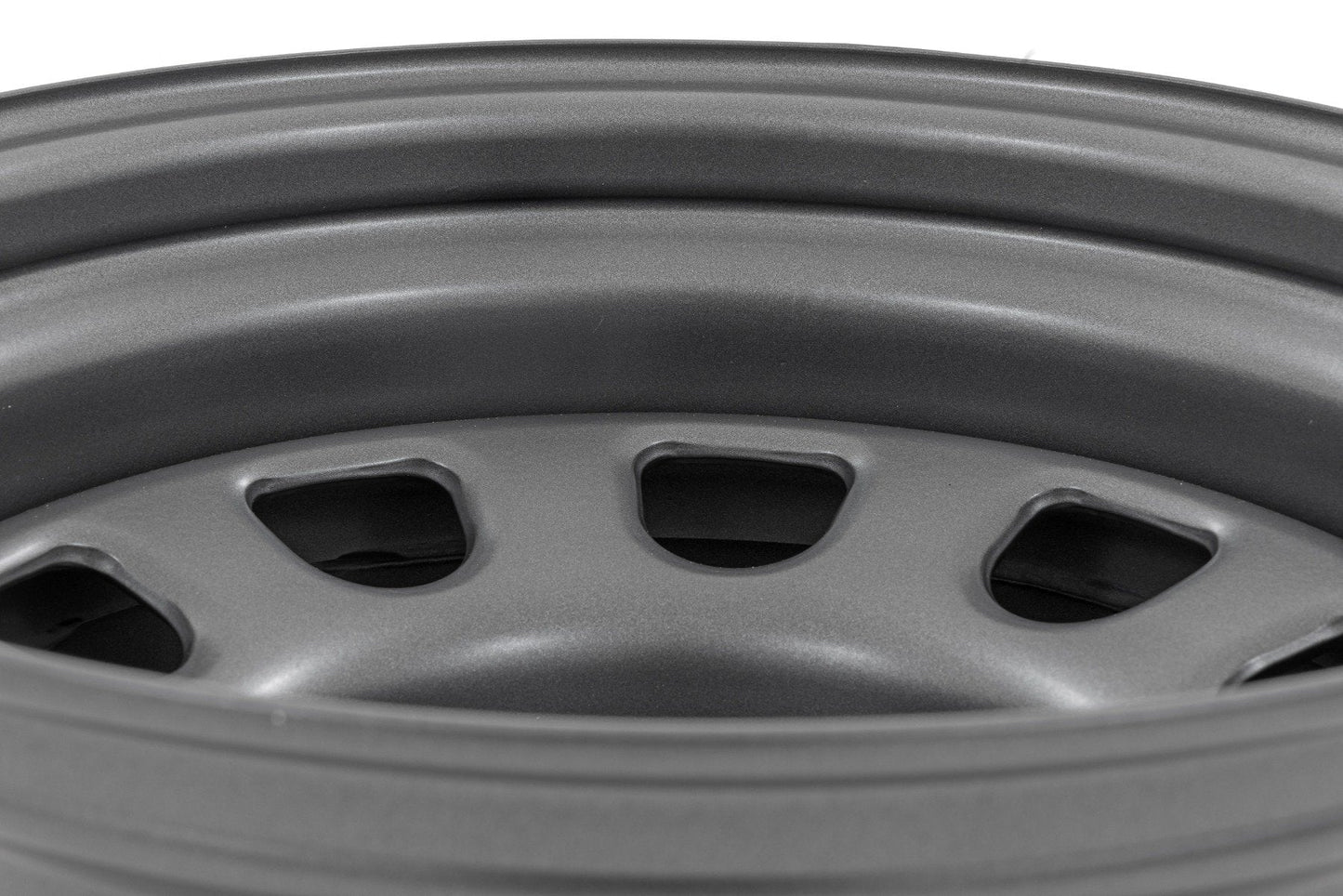 Rough Country RC51-5165G Steel Wheel | Gray | 15x10 | 5x4.5 | 3.30 Bore | -39
