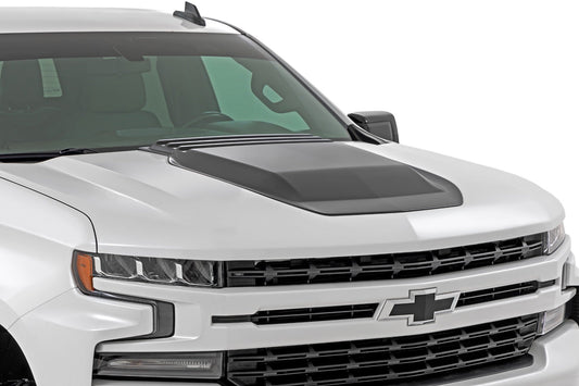 Rough Country HS10010-GXP Hood Scoop | GXP Lakeshore Blue | Chevy Silverado 1500 2WD/4WD (2019-2026 & Classic)