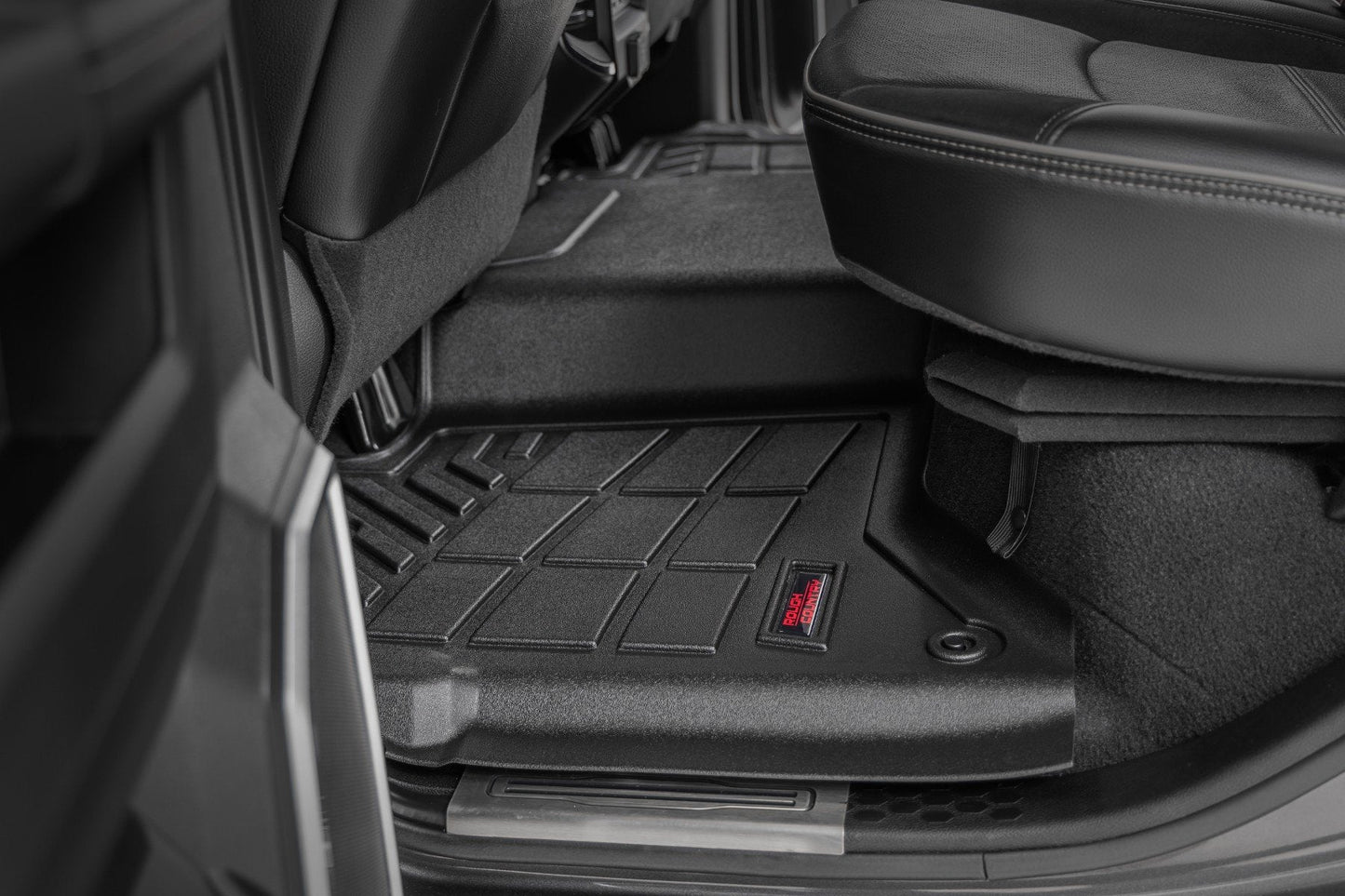 Rough Country SM31430 Sure-Fit Floor Mats | Front & Rear | Crew | Ram 2500/3500 2WD/4WD (2019-2026)