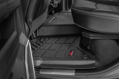 Rough Country SM31430 Sure-Fit Floor Mats | Front & Rear | Crew | Ram 2500/3500 2WD/4WD (2019-2026)