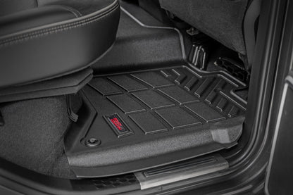 Rough Country SM31430 Sure-Fit Floor Mats | Front & Rear | Crew | Ram 2500/3500 2WD/4WD (2019-2026)
