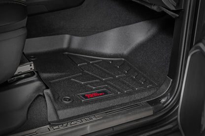 Rough Country SM31430 Sure-Fit Floor Mats | Front & Rear | Crew | Ram 2500/3500 2WD/4WD (2019-2026)