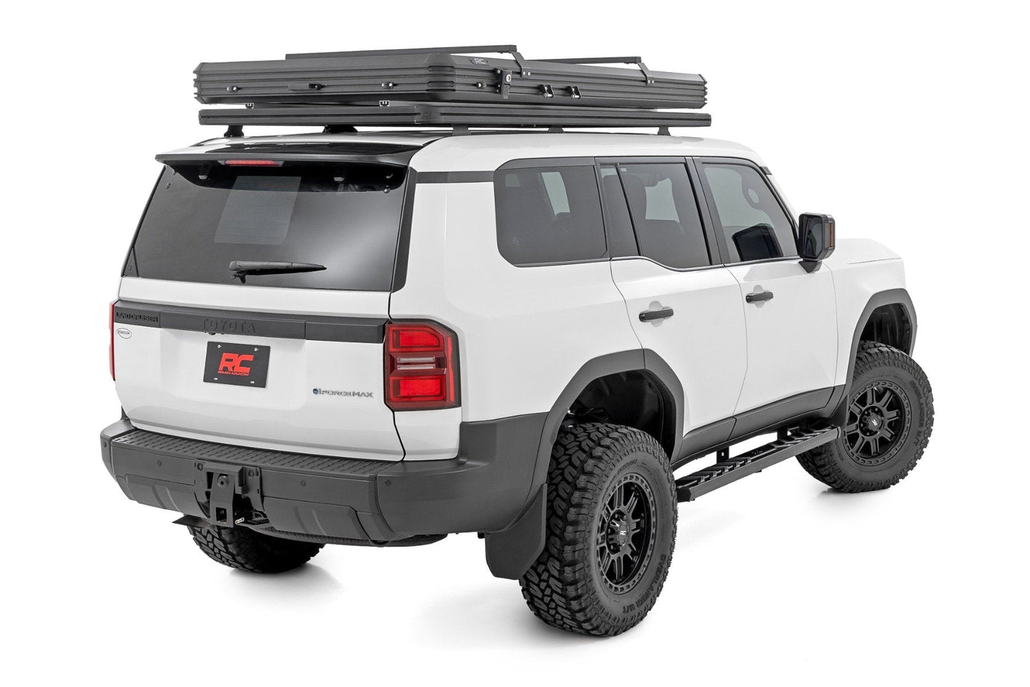 Rough Country 41014 BA2 Running Boards | Side Step Bars | Toyota Land Cruiser 4WD (2024-2025)