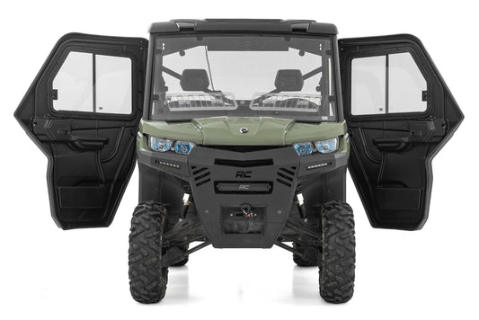 Rough Country 97100 UTV Side Doors | 2 Seater | Can-Am Defender HD 5/HD 7/HD 8/HD 9/HD 10