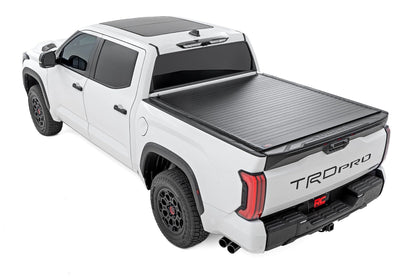 Rough Country 50514551 Hard Roll Up Bed Cover | 5'7" Bed | Toyota Tundra 2WD/4WD (2022-2025)