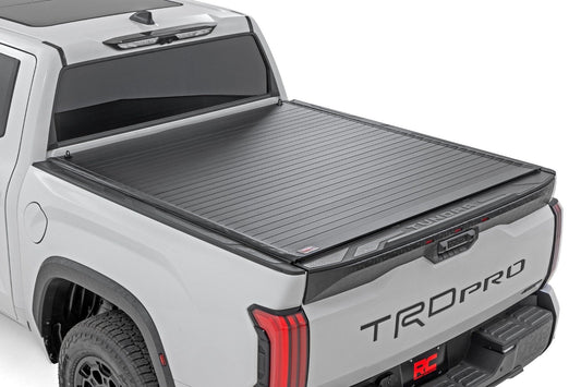 Rough Country 50514551 Hard Roll Up Bed Cover | 5'7" Bed | Toyota Tundra 2WD/4WD (2022-2025)