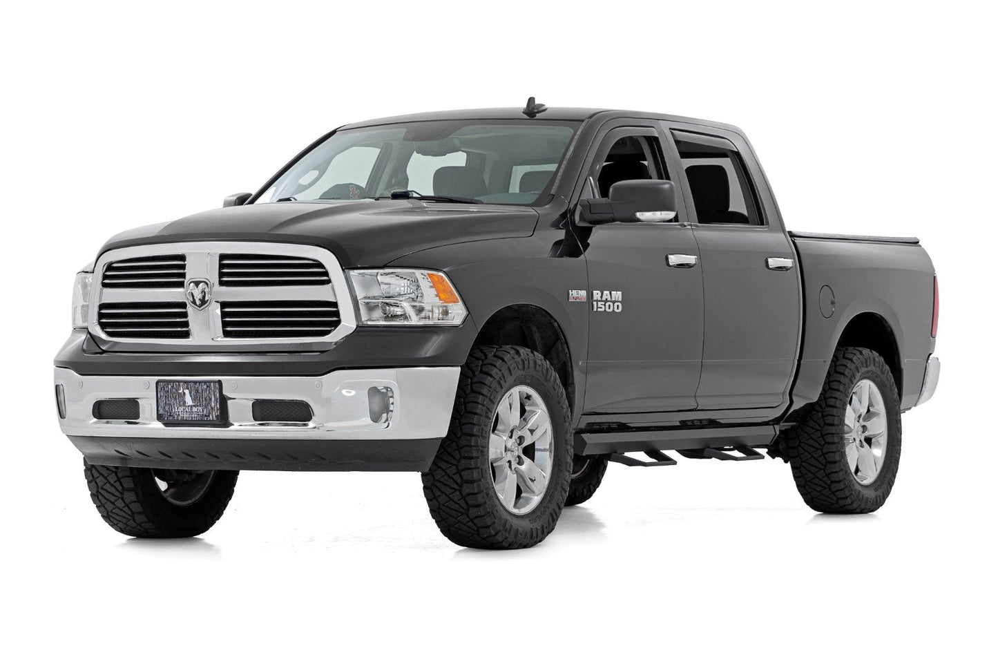 Rough Country 31015 SRL2 Adj Aluminum Step | Crew Cab | Ram 1500/2500/3500 2WD/4WD (2010-2018 & Classic)