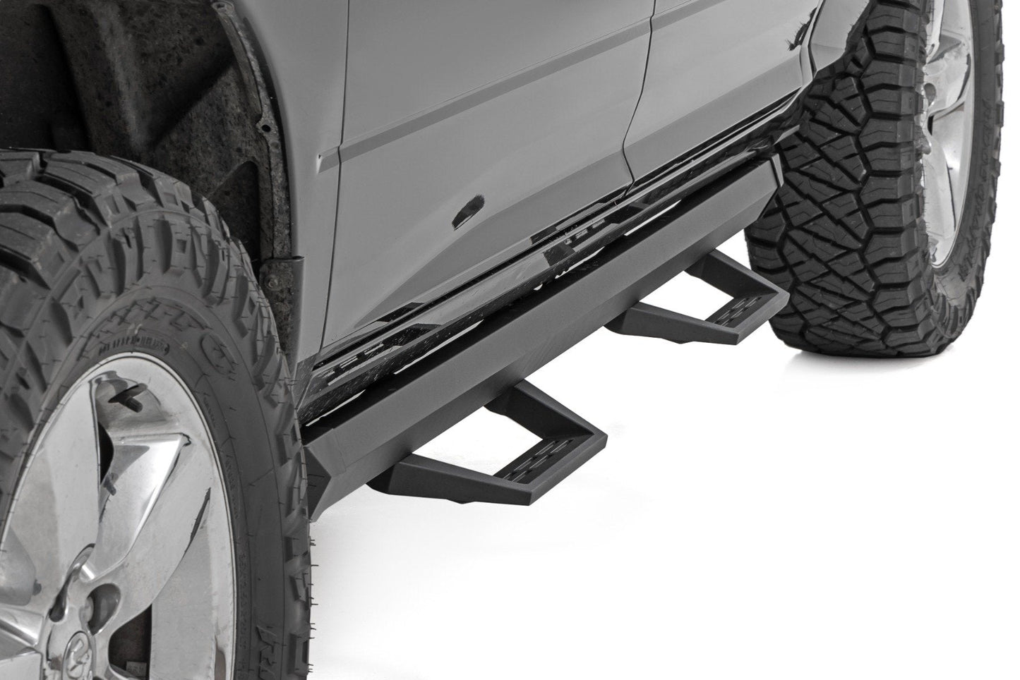 Rough Country 31015 SRL2 Adj Aluminum Step | Crew Cab | Ram 1500/2500/3500 2WD/4WD (2010-2018 & Classic)