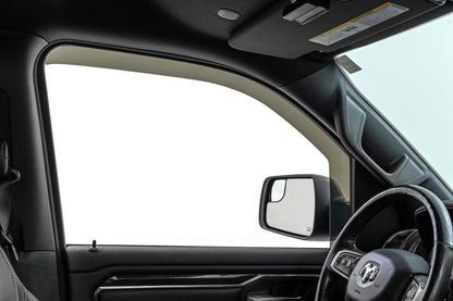 Rough Country 841924 Side Window Deflectors | In Channel Rain Guard | Ram 1500 (19-26)/1500 TRX (21-24)