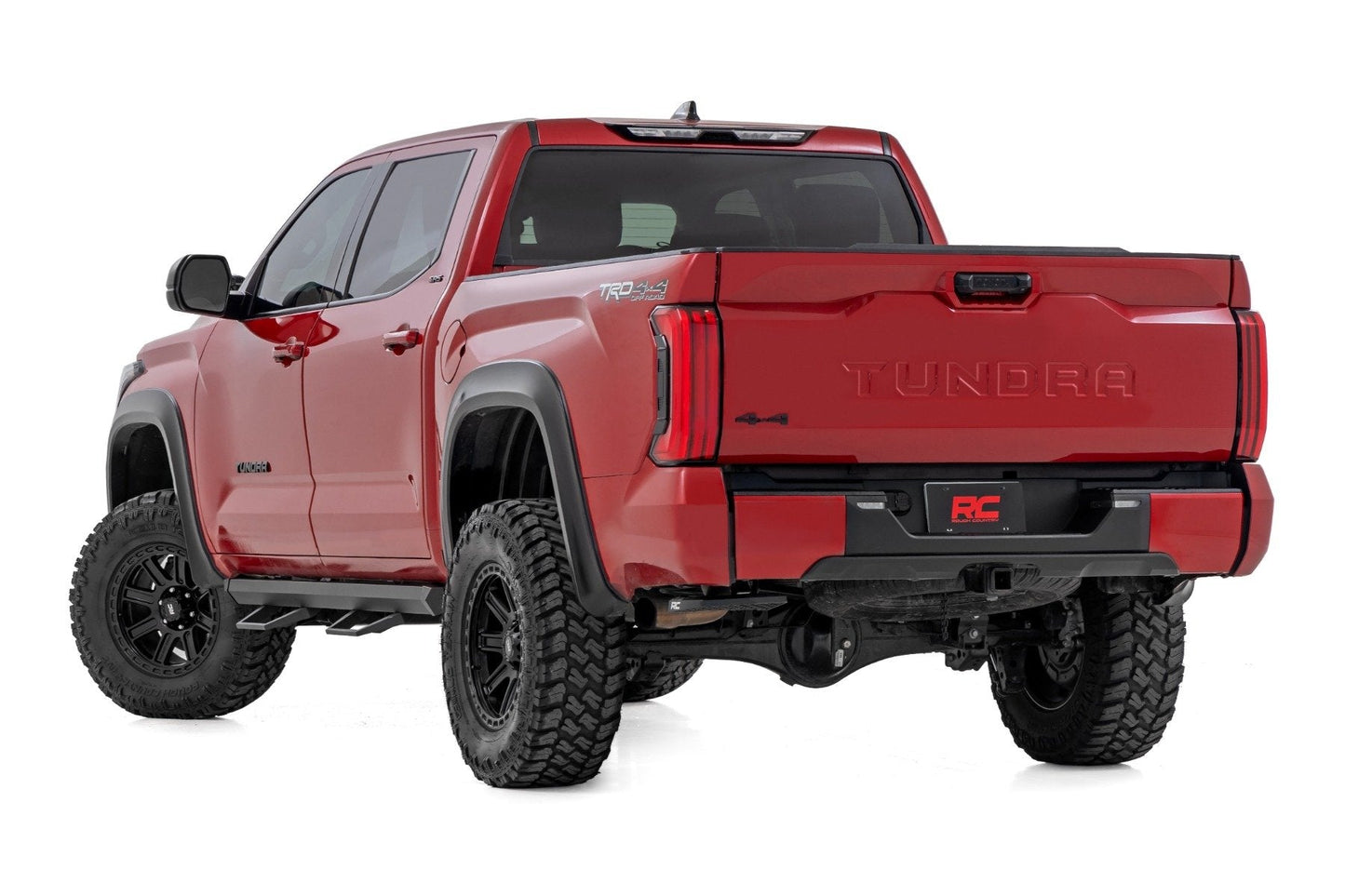 Rough Country 71097 SRL2 Adj Aluminum Steps | CrewMax | Toyota Tundra 2WD/4WD (2022-2025)