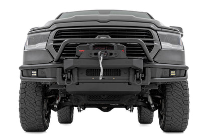 Rough Country 51214W Front Bumper | Tubular | Winch Mount | Ram 1500 2WD/4WD (2019-2024)