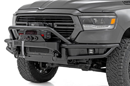 Rough Country 51214W Front Bumper | Tubular | Winch Mount | Ram 1500 2WD/4WD (2019-2024)