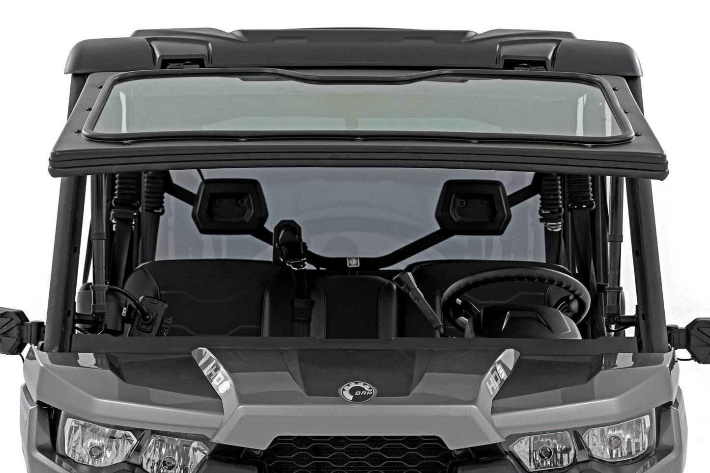Rough Country 98418213 Electric Tilt Windshield | Glass | Can-Am Defender HD 8/HD 9/HD 10