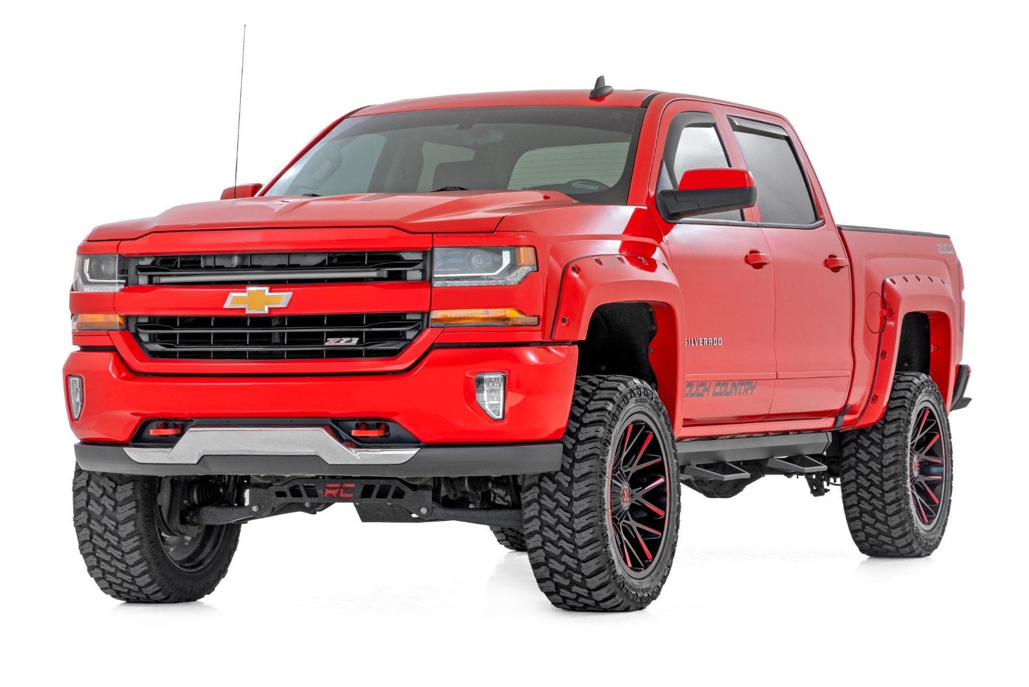 Rough Country 11018 SRL2 Adj Aluminum Step | Crew Cab | Chevy/GMC 1500/2500HD/3500HD (07-18 & Classic)