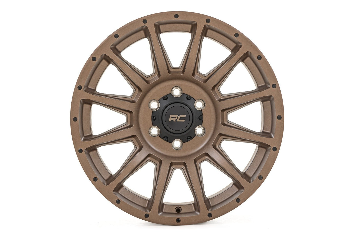 Rough Country 90201806 Rough Country 90 Series Wheel | One-Piece | Bronze | 20x10 | 8x180 | -19mm