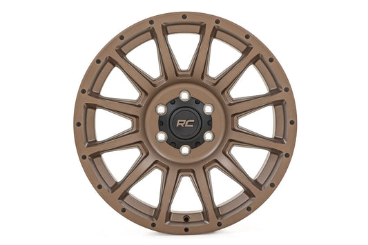 Rough Country 90201806 Rough Country 90 Series Wheel | One-Piece | Bronze | 20x10 | 8x180 | -19mm