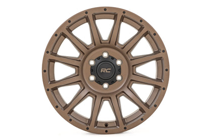 Rough Country 90181212 Rough Country 90 Series Wheel | One-Piece | Bronze | 18x9 | 6x5.5 | -12mm