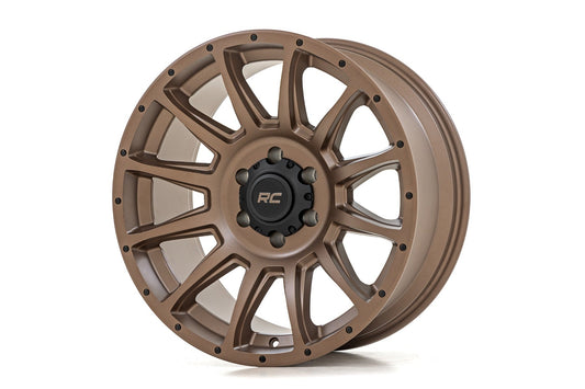 Rough Country 90181210 Rough Country 90 Series Wheel | One-Piece | Bronze | 18x9 | 8x6.5 | -12mm