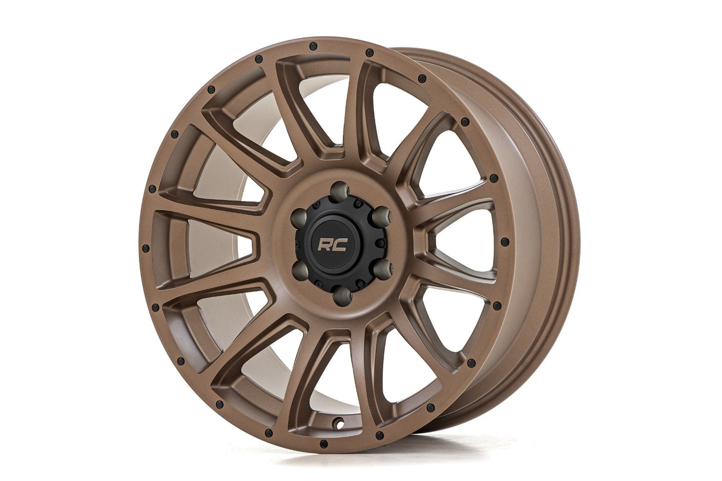 Rough Country 90181212 Rough Country 90 Series Wheel | One-Piece | Bronze | 18x9 | 6x5.5 | -12mm