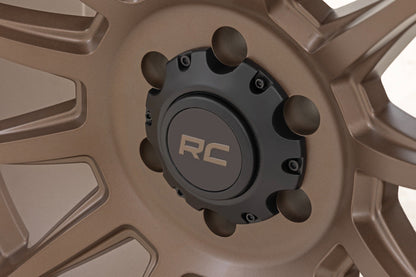 Rough Country 90181211 Rough Country 90 Series Wheel | One-Piece | Bronze | 18x9 | 8x170 | -12mm