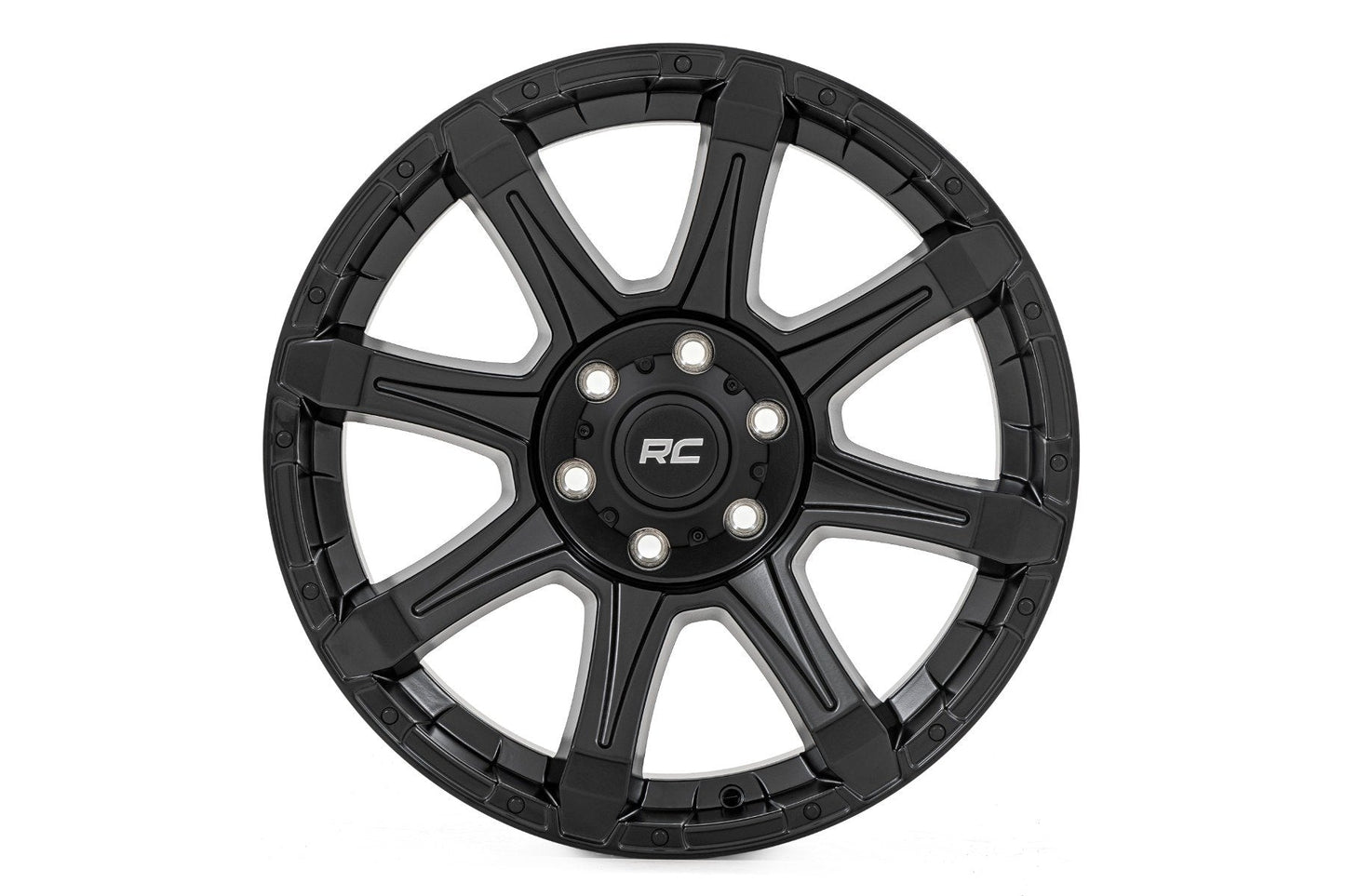 Rough Country 81201805 Rough Country 81 Series Wheel | One-Piece | Semi Gloss Black | 20x9 | 5x150 | +18