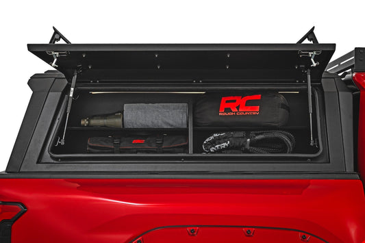 Rough Country 734075 Bed Cap Side Shelf Storage Bin | Passengers Side | Toyota Tacoma (16-26)