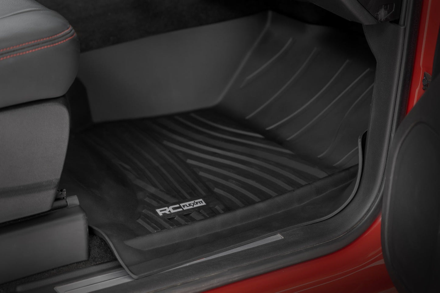 Rough Country FF-2141 Flex-Fit Floor Mats | Front | Chevy/GMC 1500/2500HD/3500HD (14-19 & Classic)