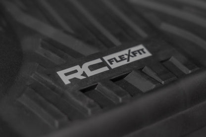 Rough Country FF-21413 Flex-Fit Floor Mats | FR & RR | FR Bucket | Crew | Chevy/GMC 1500/2500HD/3500HD 2WD/4WD
