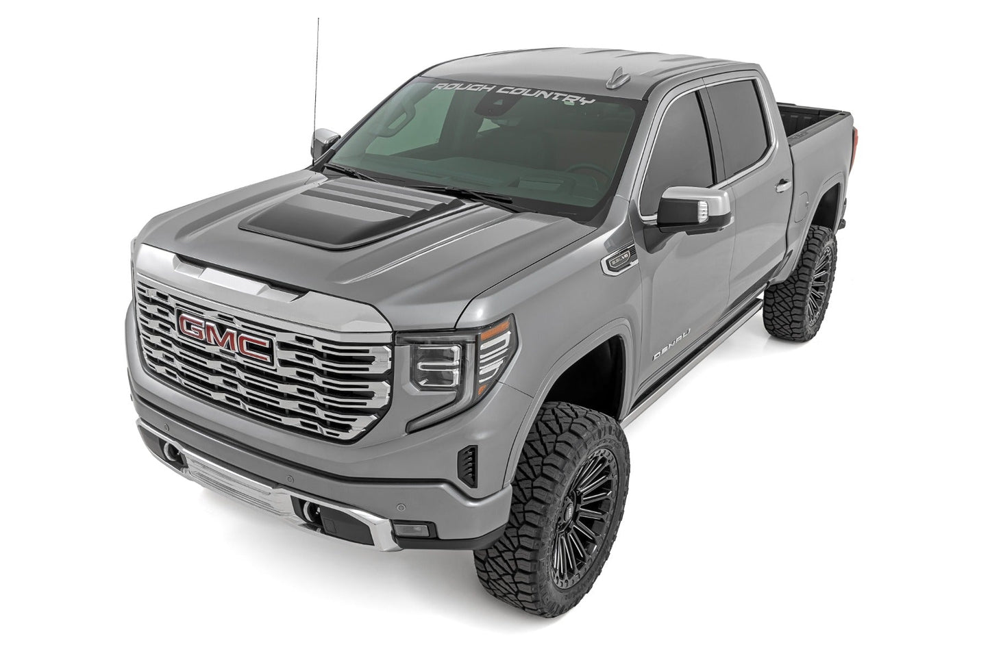Rough Country HS40010-G7J Hood Scoop | G7J Rainforest Green | GMC Sierra 1500 2WD/4WD (2019-2026)