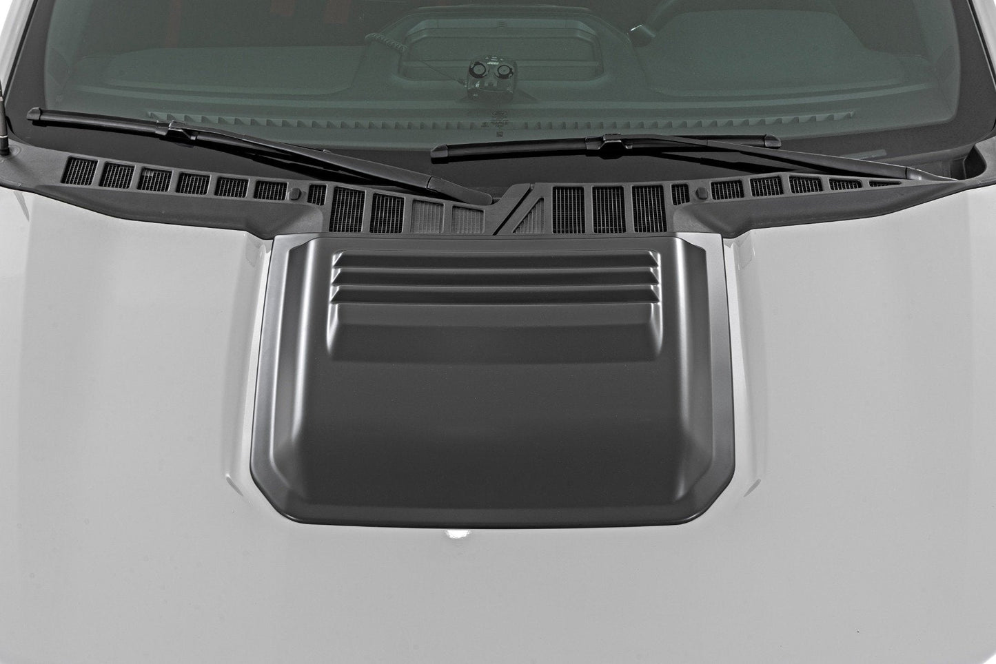 Rough Country HS30010-A3 Hood Scoop | A3 Space White | Ford F-150 2WD/4WD (2021-2025)