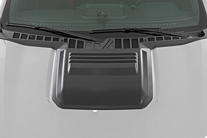 Rough Country HS30010-A3 Hood Scoop | A3 Space White | Ford F-150 2WD/4WD (2021-2025)