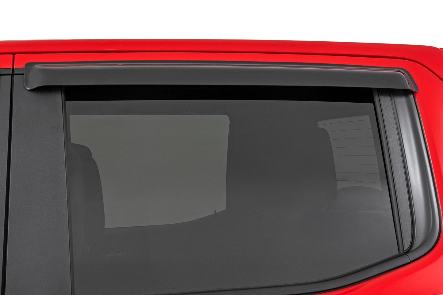 Rough Country 911924 Side Window Deflectors | Tape On Rain Guard | Chevy/GMC 1500/2500HD/3500HD (19-26 & Classic)