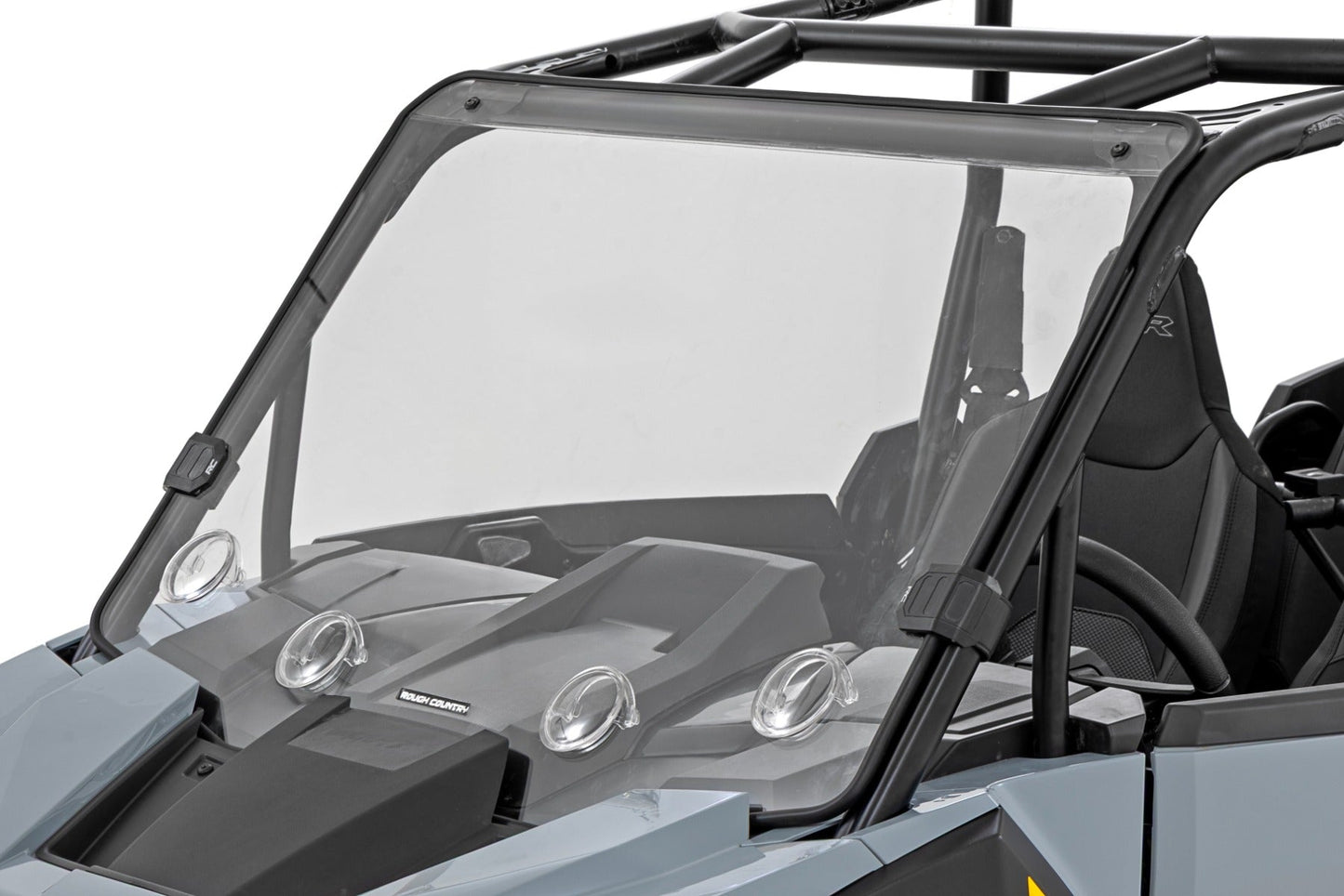 Rough Country 98202310 Vented Full Windshield | Scratch Resistant |┬á Polaris RZR XP4 1000